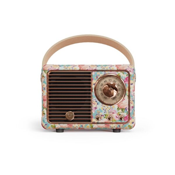 1508-FLW Floral Vintage Speaker