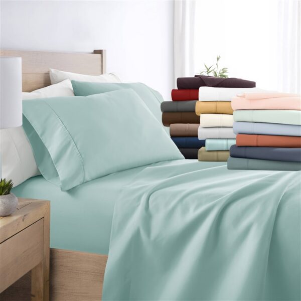 IEH-4PC Home Collection Premium Ultra Soft 4 Piece Bed Sheet Set